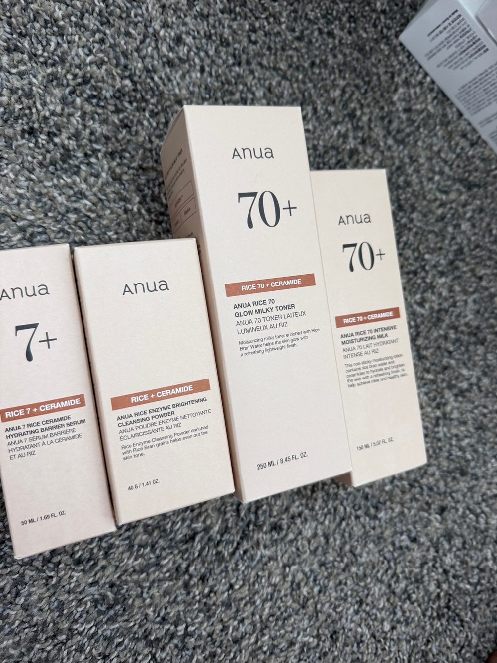 Anua 70+ Rice + Ceramide Glow Milky Toner - Cream